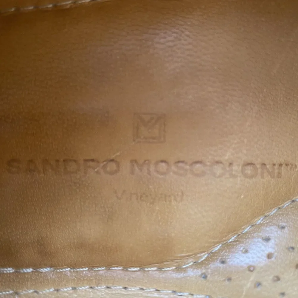 Sandro Moscoloni 3060 Men's Size 11 Dress Shoes Black‎ Leather Sheepskin Comfort